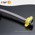 B17 stainless steel braided toilet flexible braided hose